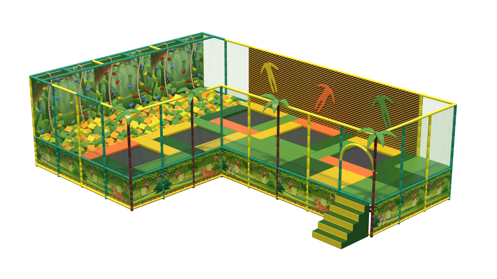 Батутный комплекс "Бескрайние джунгли