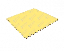 Универсальный ковер-пазл EcoCover. Размер 100х100х1,4 см. (40 шор). Желтый.