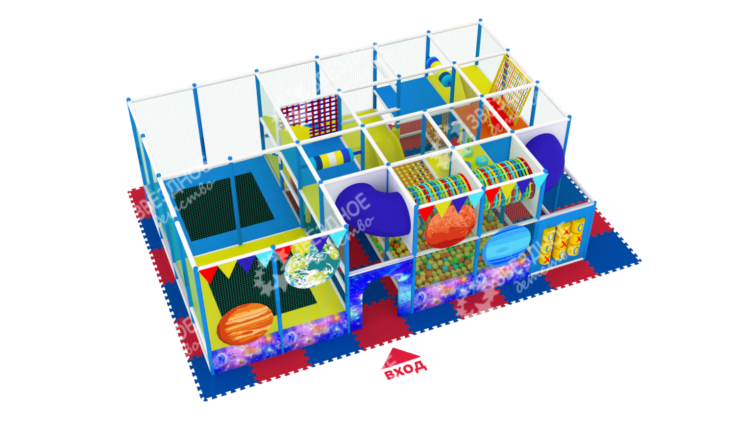 Игровой лабиринт "Галактика"