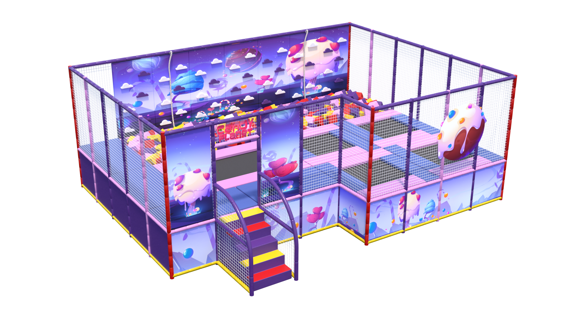 Батутный комплекс "Планета Сладостей"