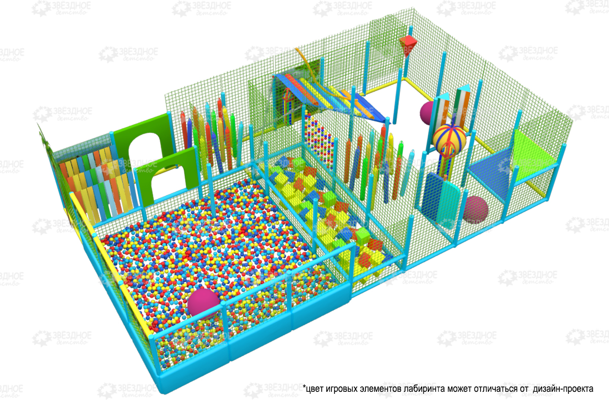 Игровой лабиринт "Тропики" 