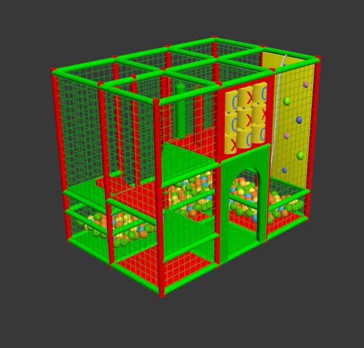 Игровой лабиринт "Папа-пицца" 