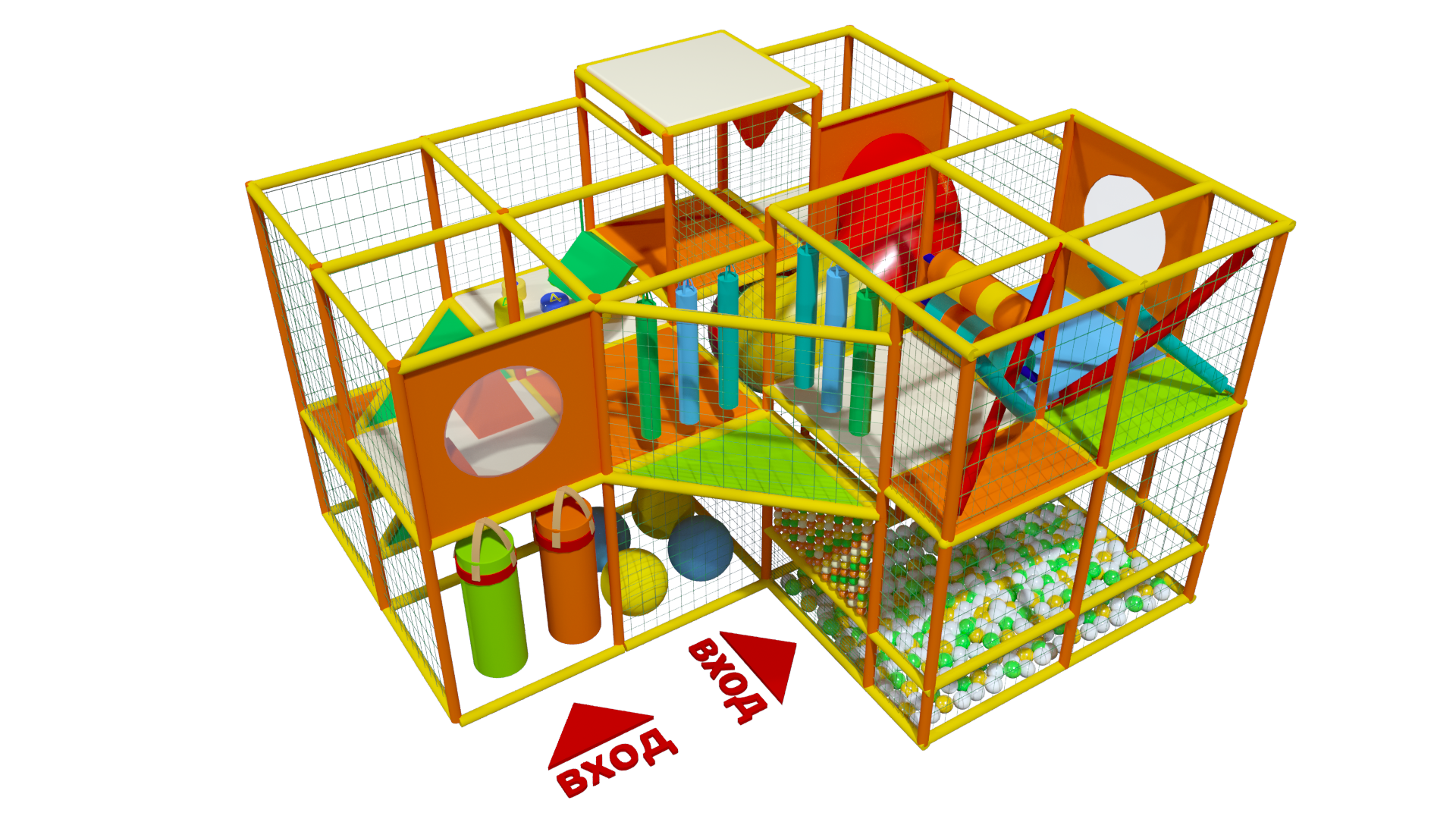 Игровой лабиринт "Дружба"