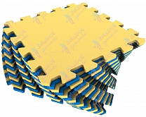 Универсальный ковер-пазл желто-синий