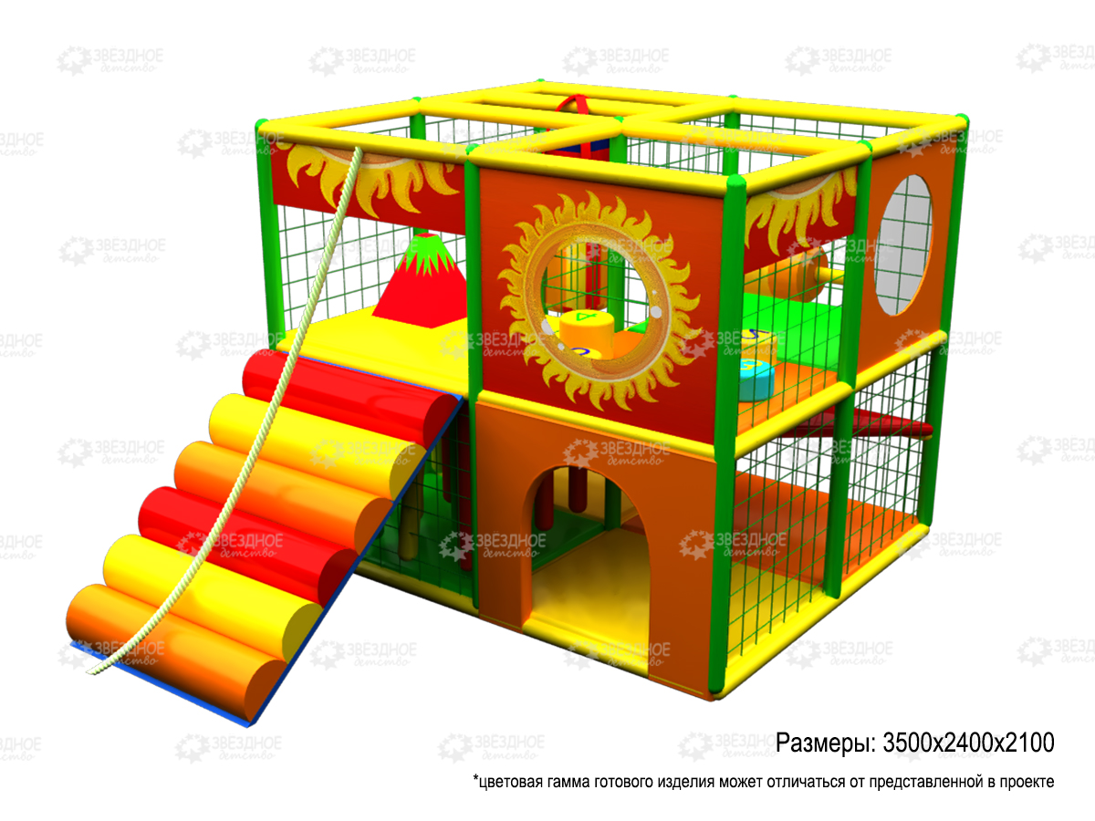 Игровой лабиринт «Огненное солнце»