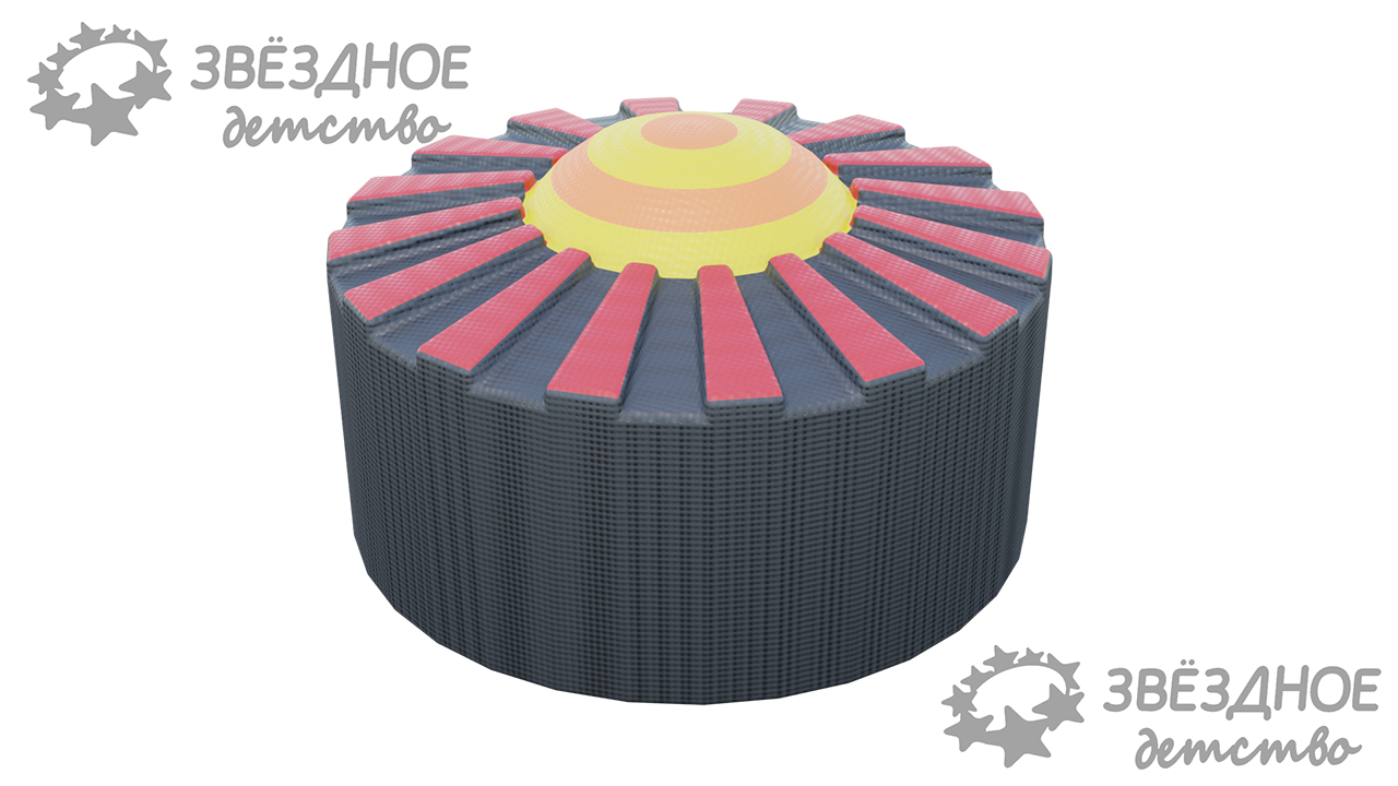 мягкий модуль "Летающая тарелка"