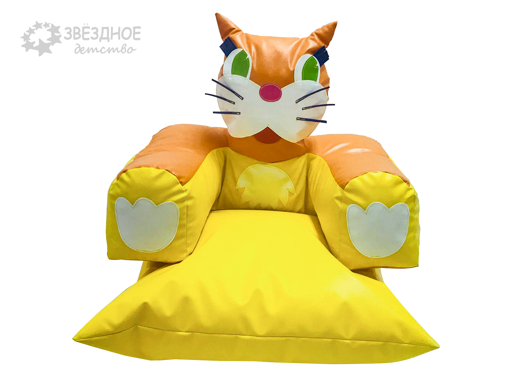 Мягкая форма с гранулами "Киска"