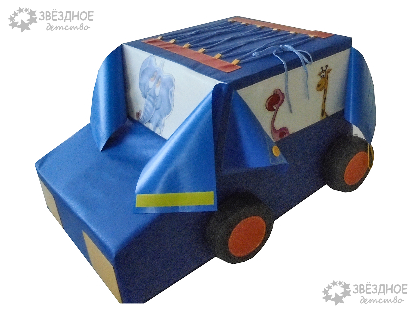 Мягкий модуль "Автомобиль сенсорный"