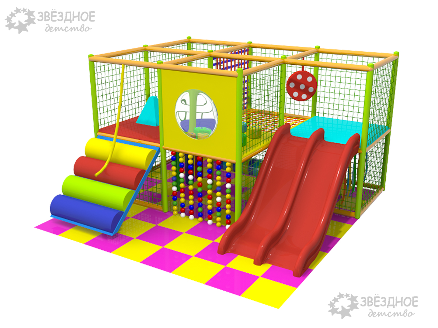 Игровой лабиринт «Радуга»