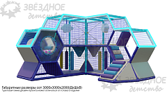 Детский лабиринт "Луноход"