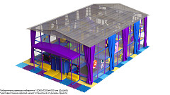 Уличный лабиринт "Невесомость"