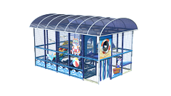 Уличный лабиринт "Пляжная вечеринка"