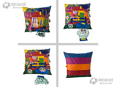 Дидактическая подушка "Домик"