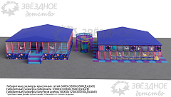 уличный лабиринт "Космопорт"