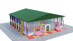 уличный лабиринт "Остров пиратов"